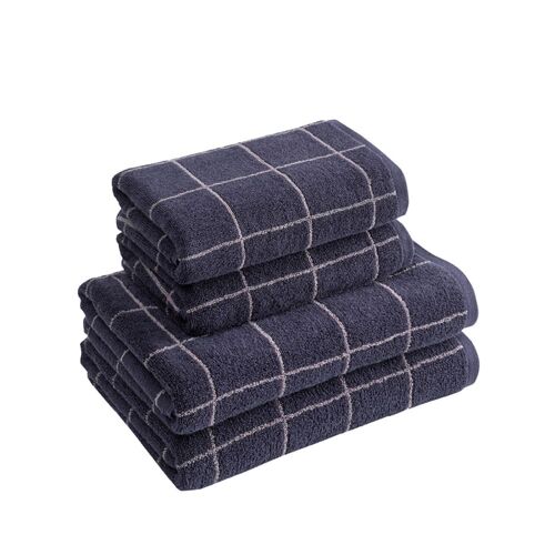 Ensemble De Bain 4 Pièces Indigo