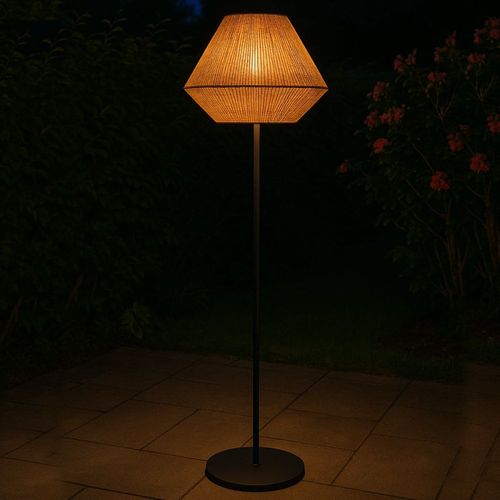 Lampadaire Sans Fil Corde Beige H151cm