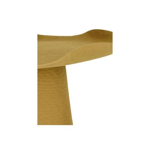 Table Basse Ronde Design En Métal D41 Moutarde