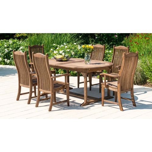 Fauteuil Rustique En Bois Avec Peinture Brossée