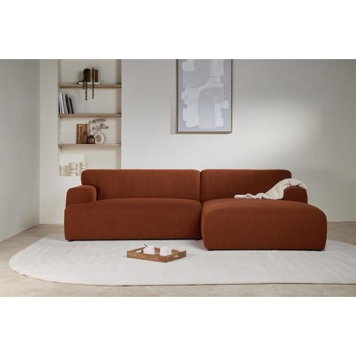 Canapé Angle Droit 5 Places Marron