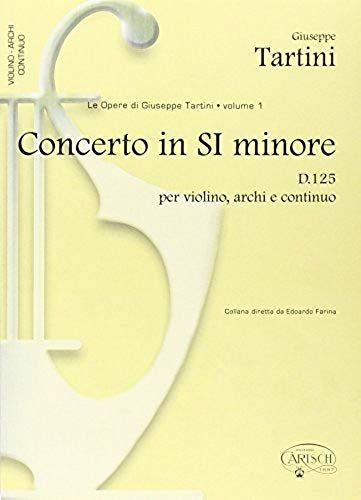 Concerto In Si Minore D125 Per Violino, Archi E Bc / Conducteur