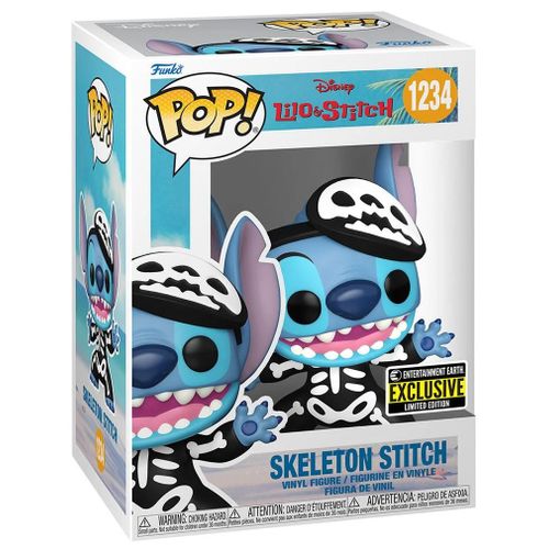 Figurine Funko Pop - Lilo Et Stitch [Disney] - Stitch Squelette [Avec Chase] (66330)