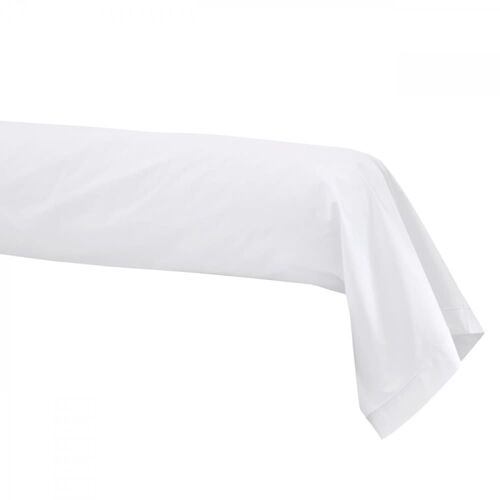 Taie De Traversin Unie Blanc 86x240cm