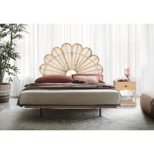 Tête De Lit Faite Main En Rotin Naturel 180 Cm