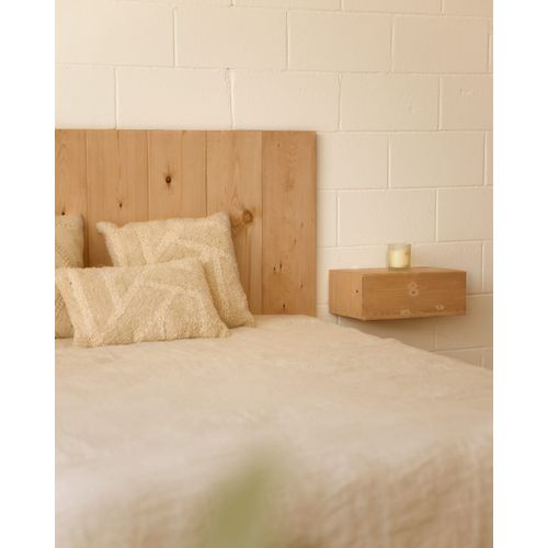 Tête De Lit En Bois De Pin Marron 160x80cm