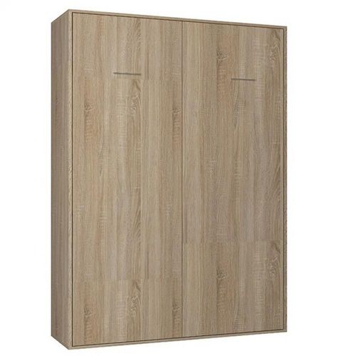 Armoire Lit Escamotable Smart-V2 Chêne Naturel Couchage 160*200 Cm.