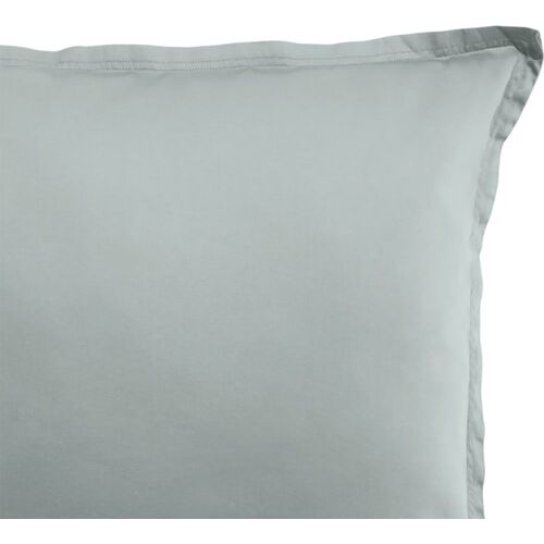 Taie D'oreiller Satin De Coton Celadon 65x65 Cm