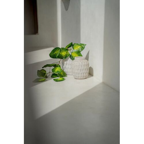 Vase en terre cuite gris h18