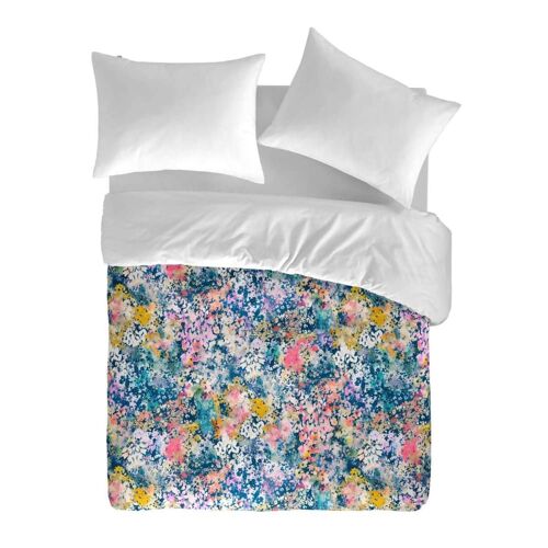 Housse De Couette En Coton Bicolore 260x240