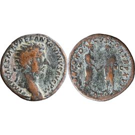 Rome - Dupondius - Marc Aurele - Concord Avgvstor - Rare - Ric.828 - 20-458