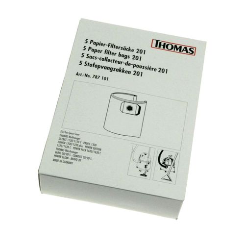 Boite de 5 sacs à papier - Aspirateur (787101 THOMAS)