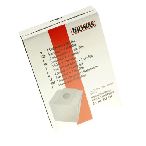 Boite de 5 sacs + 1 filtre - Aspirateur (787409 THOMAS)