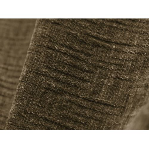 Canapé D'angle Symétrique 7 Places En Tissu Chenille Vert