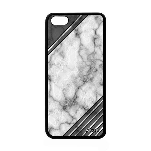 Coque Silicone Apple Iphone 5c Marbre Geometrie Fond Pierre Design Motif Granite Portable Effet Jolie Telephone Personnalisé Moderne