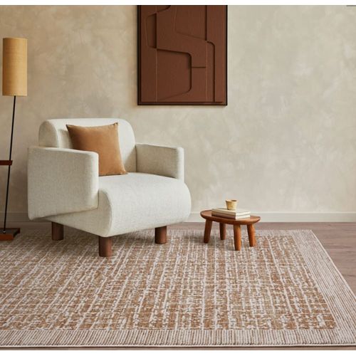 Tapis Tissé Plat Moderne Orange 200x300 Cm