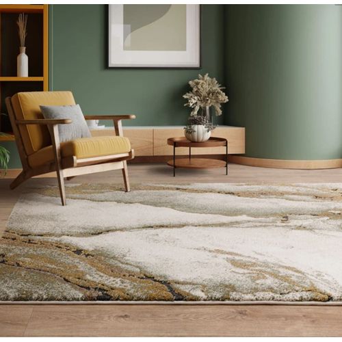Tapis De Salon Tissé Plat Vert 160x230 Cm