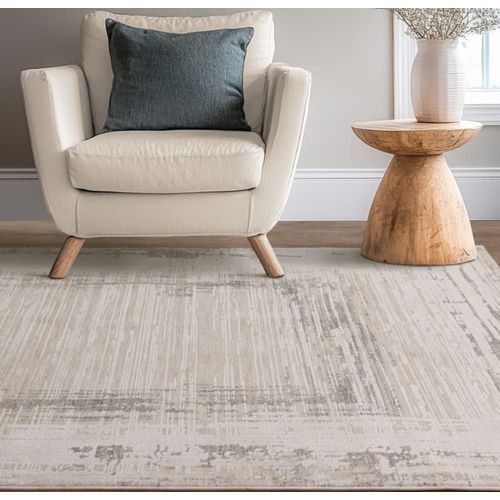 Tapis Tissé Plat Moderne Gris 120x160 Cm