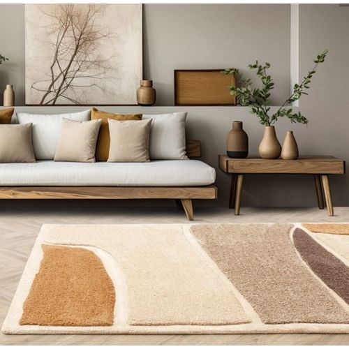 Tapis De Salon Moderne Orange 160x230 Cm