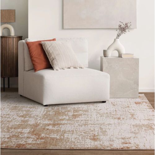 Tapis Tissé Plat Moderne Beige 120x160 Cm