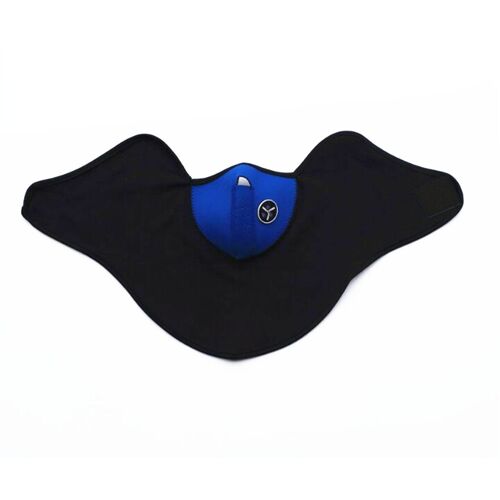 Sport Cyclisme Masque Protection De Visage Cou Protecteur Visage En Néoprène Polaire Résistant Aux Uv Respirant Coupe-Vent Bleu