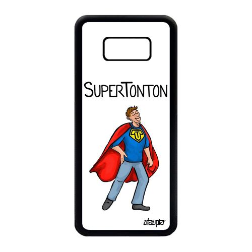 Coque super tonton pour S8 Plus silicone de protection enfant heros blanc personnalisé noir comics telephone unique Samsung galaxy