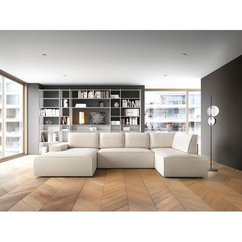 Canapé D'angle 8 Places Beige