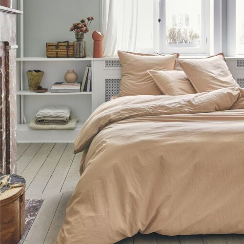 Drap Housse En Coton Sable 180x200 Made In France