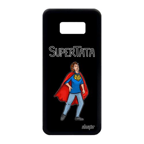 Coque Samsung S8 Plus Silicone Super Tata Mobile Cadeau D'anniversaire Case Etui Tante Telephone Bd Enfant Heros Comics Texte Galaxy