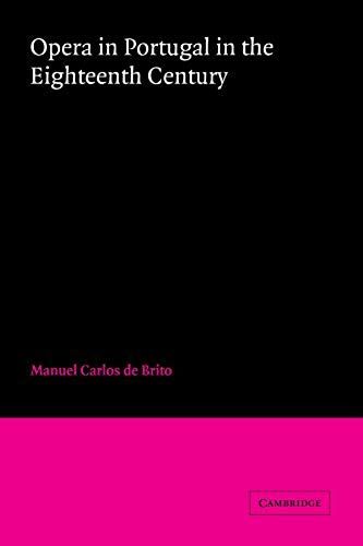Opera In Portugal In The Eighteenth Century