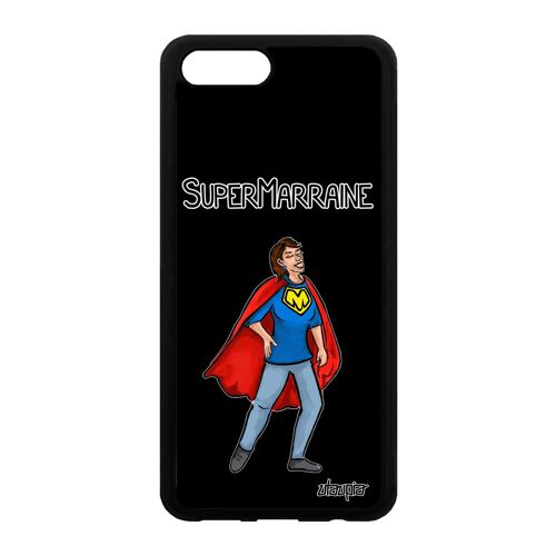 Coque Pour Honor View 10/V10 En Silicone Super Marraine Telephone Humoristique Mobile Comics Heros Etui Humour Drole Design Portable