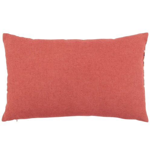 Housse De Coussin À Motif Exotique Brodé Multicolore 50x30