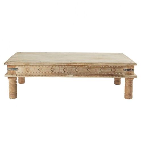 Table Basse Indienne En Manguier Massif L140