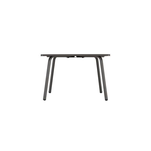 Table Basse Rectangle En Acier Gris L59xl102xh41
