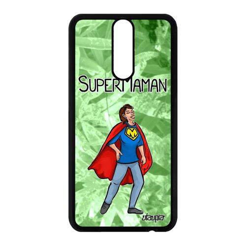 Coque Silicone De Protection Pour Mate 10 Lite Super Maman Personnalisé Drole Aluminium Naissance Fille Texte Humour Comique Huawei
