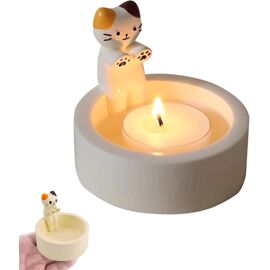 PORTE-BOUGIE POUR CHAT détails délicats adorable patte extensible design coule EUR 21,54 PORTE-BOUGIE POUR CHAT détails délicats adorable patte extensible design coule EUR 21,54