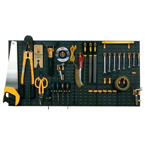 2x Panneau porte-outils avec crochets accessoires 330