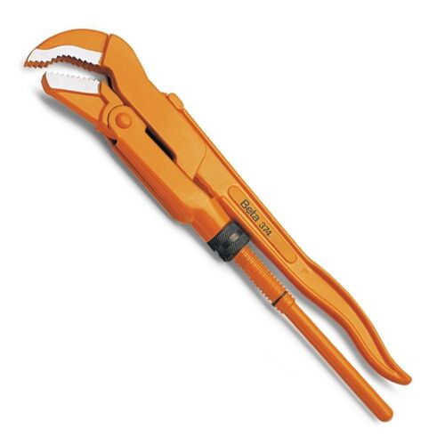 Clé serre-tubes modèle suédois tête inclinée à 45° en acier forgé 374/320