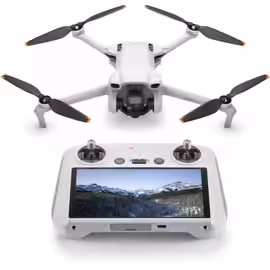 Drone Dji Mini 3 Avec Radiocommande Dji Rc Écran Intégré