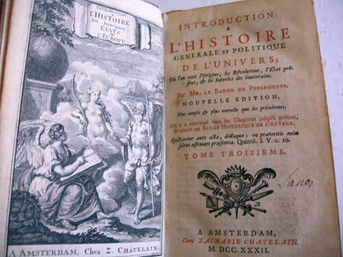 Histoire Generale Politique De L' Univers Baron De Pufendorff T 3 - 1732