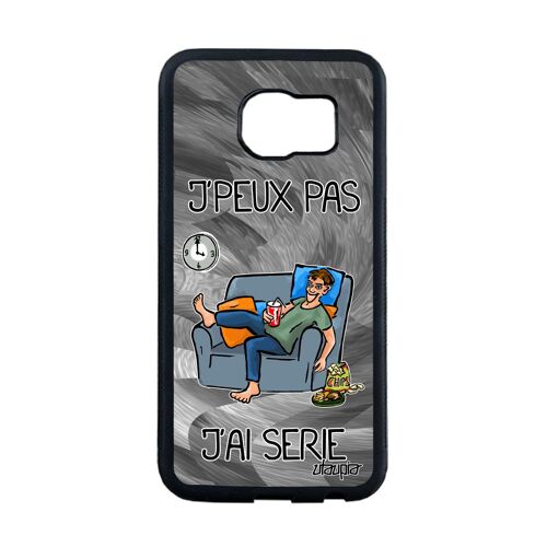 Coque Telephone Pour Samsung S6 Edge Silicone J'peux Pas J'ai Série Dessin Animé Manga Portable Humour Gris Cover Etui Je De Galaxy