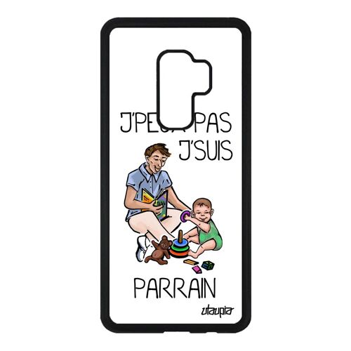 Coque Humour J'peux Pas J'suis Parrain Pour Samsung Galaxy S9 Plus Silicone Pas Cher De Protection Humoristique Bebe Je Jpeux Solide