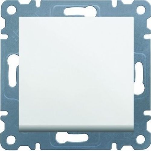 Poussoir - Hager - Lumina2 - Blanc - Intérieur - Electrique