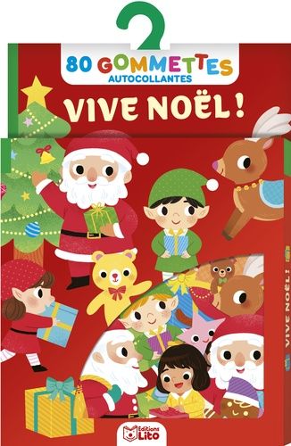 Vive Noël ! - 80 Gommettes Autocollantes