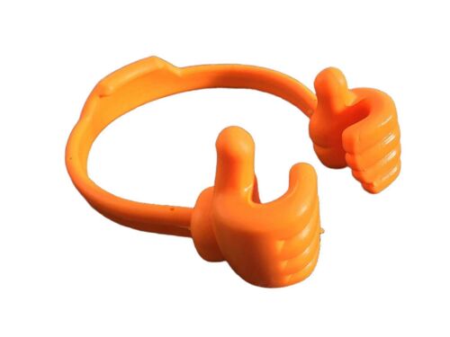 Pouce Levé Support De Support De Téléphone Portable, Berceau De Support De Tablette Pour Bureau Smartphone De Bureau Téléphone Portable Tablettes De Téléphone Portablesorange
