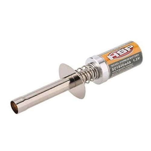 Pour 80101 1800mah 1.2v Glow Plug Igniter pour Rc Car 1/8 1/10 80101 Rechargeable Glow Igniter-not Ch