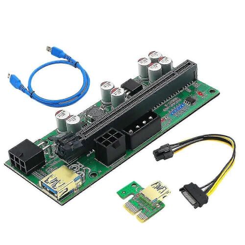 1 Pcs 010-x Pcie 1x à 16x Usb3.0 60mm Carte graphique pour l'exploitation minière Gpu