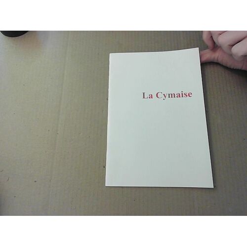 Exposition Du 8 Novembre 2000 Au 26 Janvier 2001, Galerie De La Cymaise