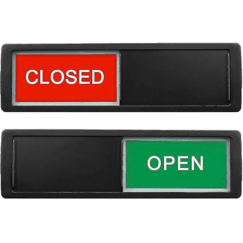 Panneau ouvert et fermé, indicateur de confidentialité pour porte coulissante