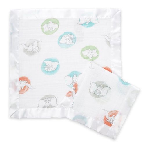 Doudou Lange Coton Aden & Anais Elephant Dumbo Disney Baby Lot De Deux Langes Security Blankets Flying Dumbo